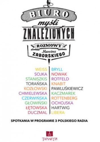 Okładka: Marcin Zaborski - Biuro myśli znalezionych
