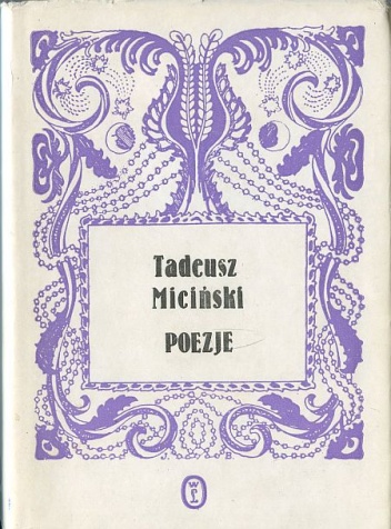 Okładka: Tadeusz Miciński - Poezje