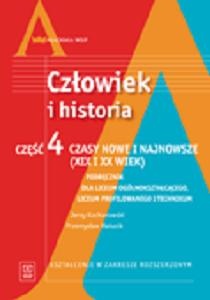 Okładka: Jerzy Kochanowski - Człowiek i historia. zakres rozszerzony. Część 4. Czasy nowe i najnowsze (XIX i XX wiek). Podręcznik
