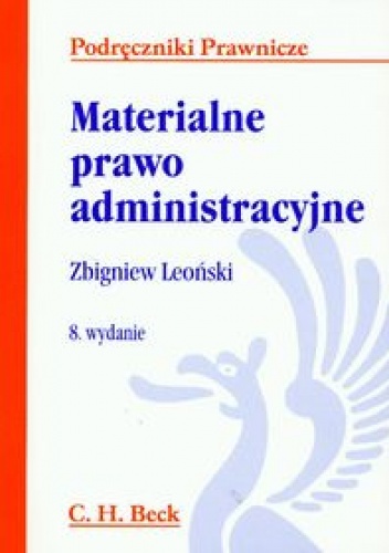 Okładka: Zbigniew Leoński - Materialne prawo administracyjne