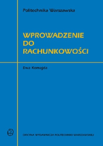 Okładka: Ewa Komajda - Wprowadzenie do rachunkowości