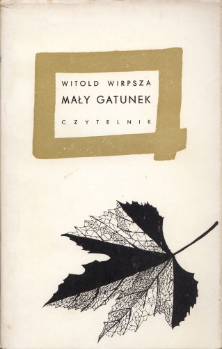 Okładka: Witold Wirpsza - Mały gatunek