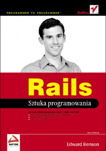 Okładka: Edward Benson - Rails. Sztuka programowania