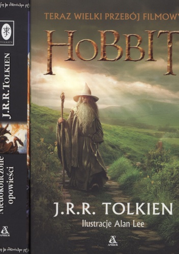 Okładka: John Ronald Reuel Tolkien - Niedokończone opowieści + Hobbit (komplet)