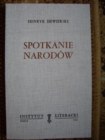Okładka: Henryk Siewierski - Spotkanie narodów