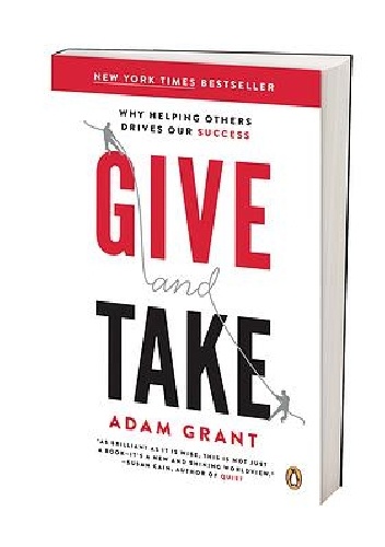 Okładka: Adam Grant - Give and Take: Why Helping Others Drives Our Success