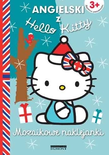 Okładka: Joanna Jagiełło - Mozaikowe naklejanki. Angielski z Hello Kitty. Niebieskie