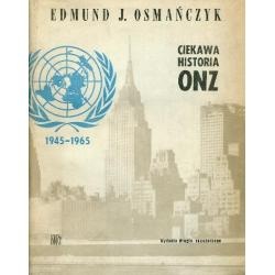 Okładka: Edmund Jan Osmańczyk - Ciekawa historia ONZ