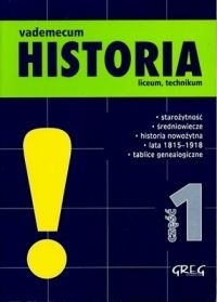 Okładka: Piotr Czerwiński (historyk) - Vademecum Historia - część 1