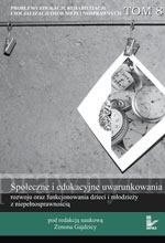 Okładka: Beata Jachimczak - Społeczno-edukacyjne uwarunkowania startu zawodowego młodych osób niepełnosprawnych
