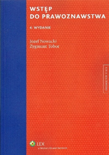 Okładka: Józef Nowacki - Wstęp do prawoznawstwa