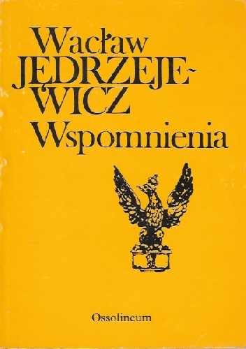 Okładka: Wacław Jędrzejewicz - Wspomnienia