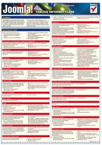 Okładka: Witold Wrotek - Tablice informatyczne. Joomla!