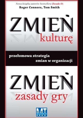 Okładka: Roger Connors - Zmień kulturę, zmień zasady gry