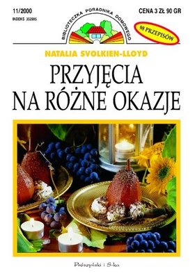 Okładka: Natalia Svolkien-Lloyd - Przyjęcia na różne okazje