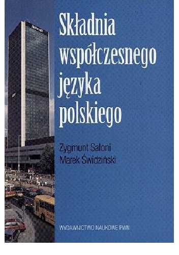 Okładka: Zygmunt Saloni - Składnia współczesnego języka polskiego