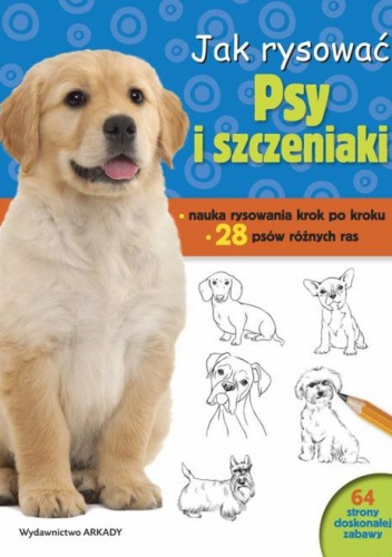 Okładka:  - Jak rysować. Psy i szczeniaki