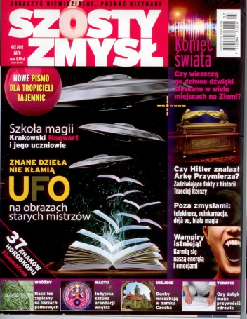 Okładka:  praca zbiorowa - Szósty zmysł, nr 2