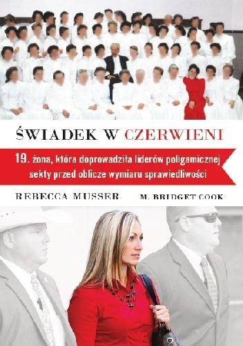 Okładka: M. Bridget Cook - Świadek w czerwieni