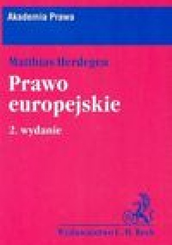 Okładka: Matthias Herdegen - Prawo europejskie
