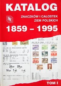 Okładka: Michał Jankowski - Katalog znaczków i całostek ziem polskich 1859-1995 - t. 1