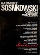 Okładka: Kazimierz Sosnkowski - Cieniom Września