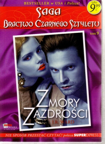 Okładka: J.R Ward - Zmory zazdrości