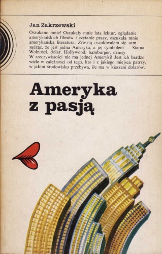Okładka: Jan Zakrzewski - Ameryka z pasją