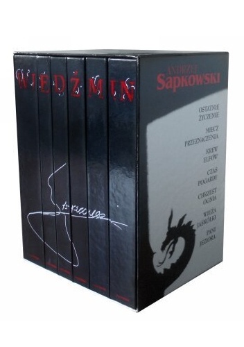 Okładka: Andrzej Sapkowski - Wiedźmin tomy 1-7