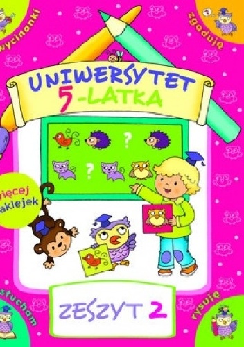 Okładka: Joanna Myjak - Uniwersytet 5-latka. Zeszyt 2