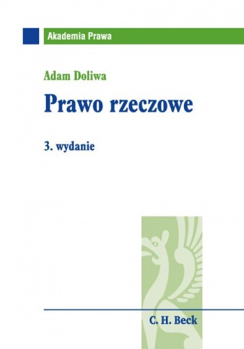 Okładka: Adam Doliwa - Prawo Rzeczowe