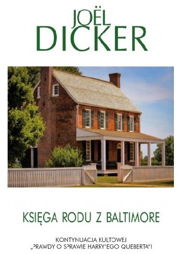 Okładka: Joël Dicker - Ksiega rodu z Baltimore