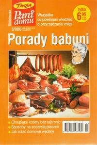 Okładka:  praca zbiorowa - Porady babuni. Tom XI. Wszystko co powinnaś wiedzieć o przyrządzaniu mięs