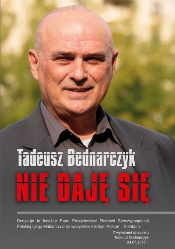 Okładka: Tadeusz Bednarczyk - Nie daję się