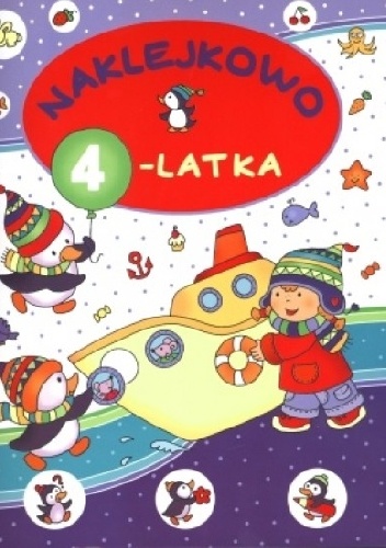 Okładka: Elżbieta Lekan - Naklejkowo 4-latka