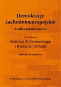 Okładka: Ryszard Herbut - Demokracje zachodnioeuropejskie. Analiza porównawcza