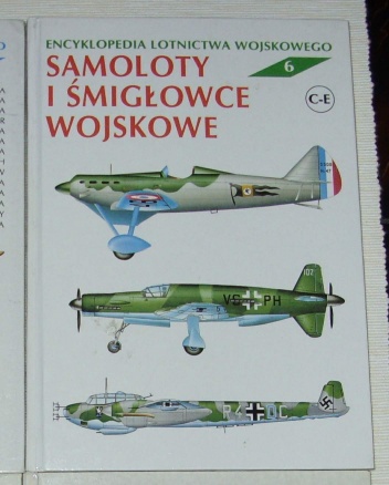 Okładka: Zbigniew Jankiewicz - Encyklopedia lotnictwa wojskowego - Samoloty i śmigłowce "C-E".