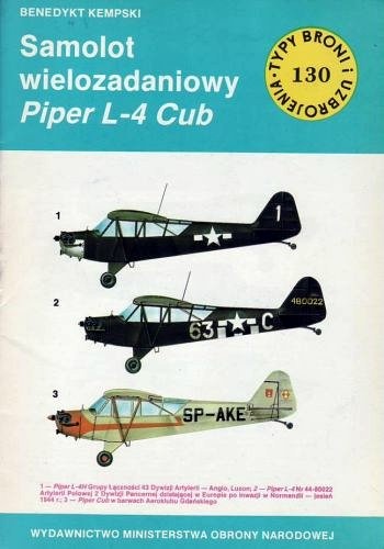 Okładka: Benedykt Kempski - Samolot wielozadaniowy Piper L-4 Cub