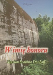 Okładka: Marion Donhöff - W imię honoru