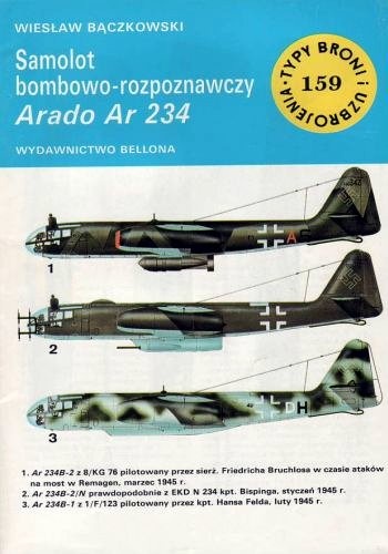 Okładka: Wiesław Bączkowski - Samolot bombowo-rozpoznawczy Arado Ar 234
