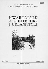 Okładka:  Kwartalnik Architektury i Urbanistyki - Kwartalnik Architektury i Urbanistyki. Tom 45. zeszyt 2/2000