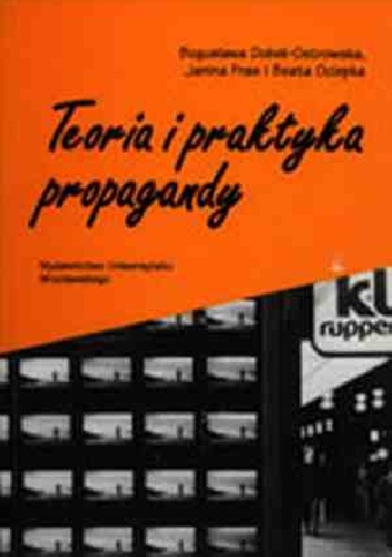 Okładka: Beata Ociepka - Teoria i praktyka propagandy
