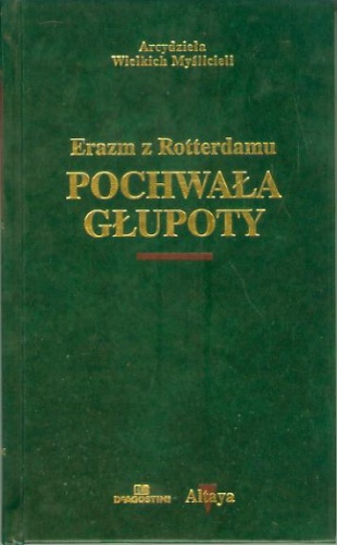 Okładka:  Erazm z Rotterdamu - Pochwała głupoty