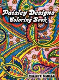 Okładka: Marty Noble - Paisley Designs Coloring Book