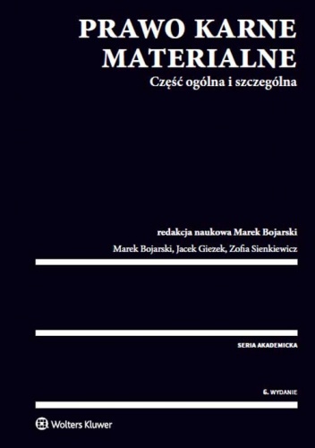 Okładka: Marek Bojarski - Prawo karne materialne