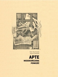 Okładka: Piotr Głuchowski - Apte. Niedokończona powieść