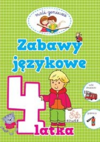 Okładka: Elżbieta Lekan - Zabawy językowe 4-latka. Mali geniusze