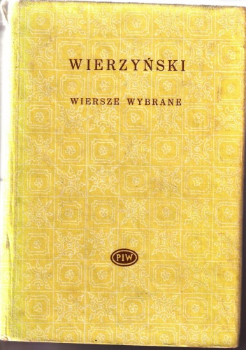 Okładka: Kazimierz Wierzyński - Wiersze wybrane