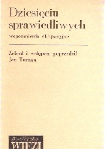 Okładka: Jan Turnau - Dziesięciu sprawiedliwych: Wspomnienia okupacyjne