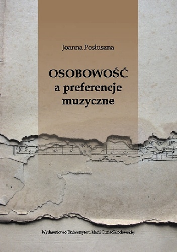 Okładka: Joanna Posłuszna - Osobowość a preferencje muzyczne